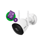 Kit Câmera de Video Wi-Fi Full HD Intelbras IM5+ Full Color com Cartão MicroSD 32GB